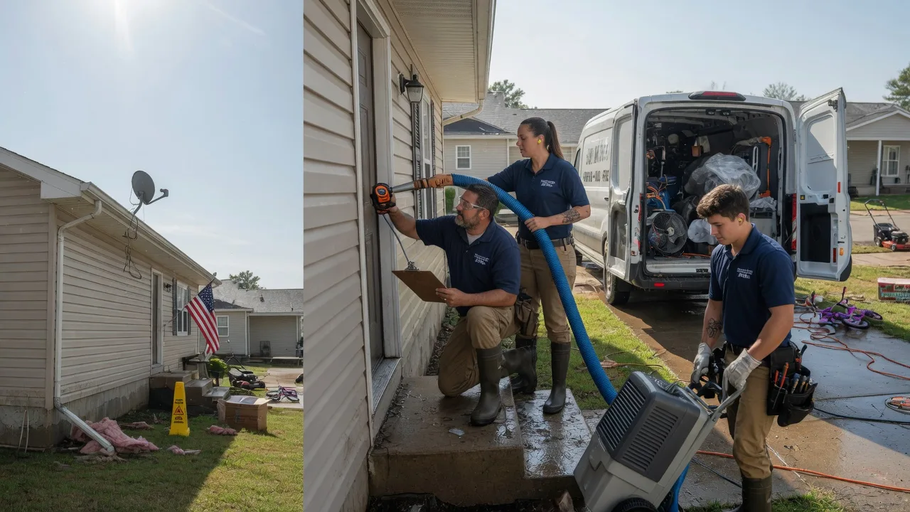 Ceiling Water Damage Restoration in Deputy, IN near me